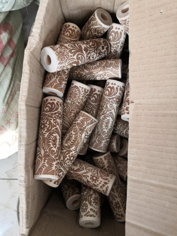 Wooden Rolling Pin for Baking and Noodles – Non-Stick Natural Wood