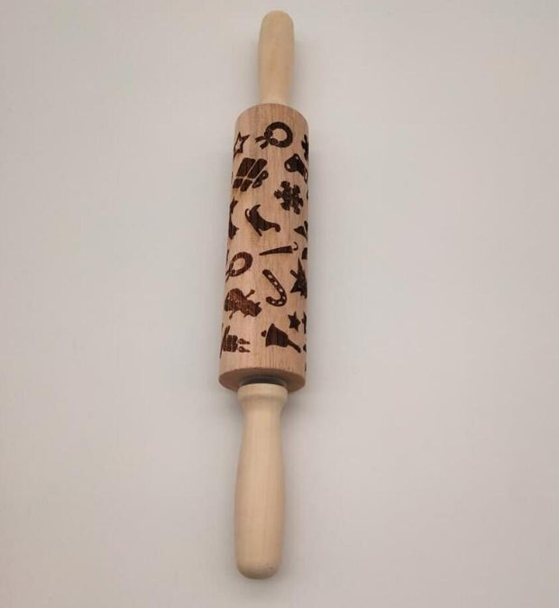 Wooden Rolling Pin for Baking and Noodles – Non-Stick Natural Wood