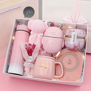 Girls Gift Box Usb Electric Heating Coaster Thermotatic Coffee Mug Warmer Cup Heater for Present