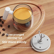Portable Office Drinkware Automatic Mixing Electric Glass Coffee Mug